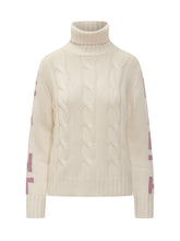 MC2 Saint Barth Ivory Turtleneck with Cable Knit - COLLEZIONE TEAM EC | $store$