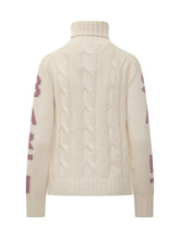 MC2 Saint Barth Ivory Turtleneck with Cable Knit - COLLEZIONE TEAM EC | $store$