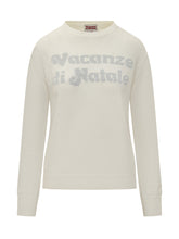 Vacanze di Natale White Logo Crewneck Sweater - COLLEZIONE TEAM EC | $store$