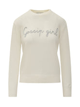 MC2 Saint Barth Ivory Sweater with Gossip Girl Embroidery - COLLEZIONE TEAM EC | $store$