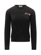 Saint Barth Black Sweater with Fun Embroidery - COLLEZIONE TEAM EC | $store$