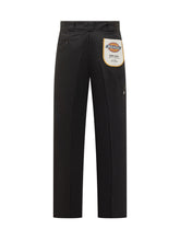 Dickies Wide-Leg Black Cotton Trousers - COLLEZIONE TEAM EC | $store$