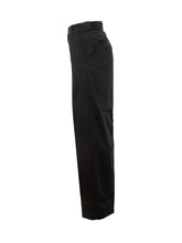 Dickies Wide-Leg Black Cotton Trousers - COLLEZIONE TEAM EC | $store$