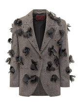 Marella Codesign Grey Jacket with Floral Applications - COLLEZIONE TEAM EC | $store$