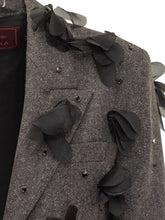 Marella Codesign Grey Jacket with Floral Applications - COLLEZIONE TEAM EC | $store$