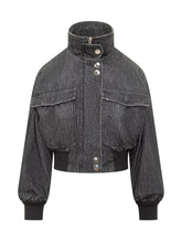 Marella Codesign Black Denim Jacket with Buttons - COLLEZIONE TEAM EC | $store$