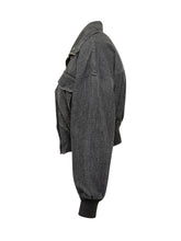 Marella Codesign Black Denim Jacket with Buttons - COLLEZIONE TEAM EC | $store$