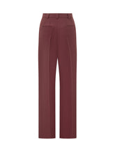 Marella Co-Design High-Waist Bordeaux Pants - COLLEZIONE TEAM EC | $store$