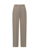 Marella Co-Design Taupe Pants with Side Details - COLLEZIONE TEAM EC | $store$