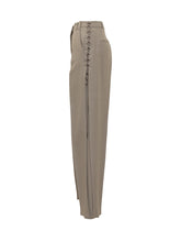 Marella Co-Design Taupe Pants with Side Details - COLLEZIONE TEAM EC | $store$
