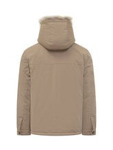 Yves Salomon Parka Beige con Cappuccio in Pelliccia - Abbigliamento Uomo | $store$