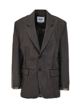 MSGM Oversized Grey Blazer - COLLEZIONE TEAM EC | $store$