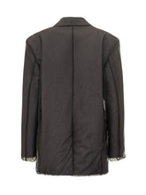 MSGM Oversized Grey Blazer - COLLEZIONE TEAM EC | $store$