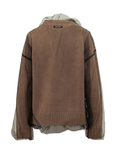 Msgm Knit Cardigan with Tulle Overlay - COLLEZIONE TEAM EC | $store$