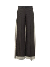 Pantaloni Ampi con Pannelli in Tulle Msgm - Abbigliamento Donna | $store$