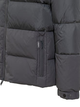 Add Black Puffer Jacket with Hood - Add | $store$