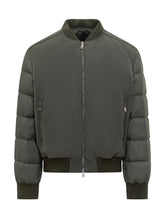 Add Green Bomber with Padded Sleeves - Add | $store$