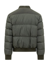 Add Green Bomber with Padded Sleeves - Add | $store$