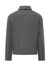 Montedoro Grey Wool Zip Jacket - COLLEZIONE TEAM EC | $store$