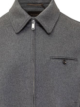 Montedoro Grey Wool Zip Jacket - COLLEZIONE TEAM EC | $store$