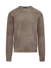 Arovescio Brown Knit Crewneck Sweater - Arovescio | $store$