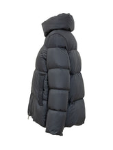 Add Short Black Puffer Jacket with High Collar - Add | $store$