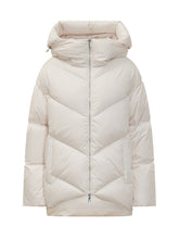 Add White Puffer Jacket with Hood - Add | $store$