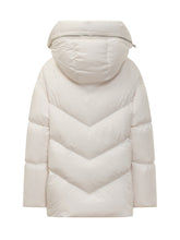 Add White Puffer Jacket with Hood - Add | $store$