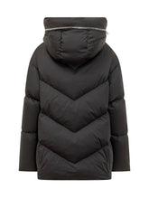 Add Black Chevron Quilted Puffer Jacket - Add | $store$