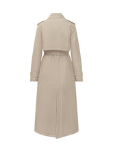 Add Long Double-Breasted Beige Trench Coat - Add | $store$