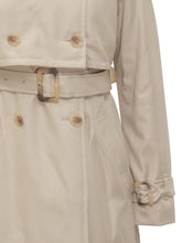 Add Long Double-Breasted Beige Trench Coat - Add | $store$