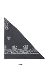 Destin Double-Face Black Bandana Scarf - COLLEZIONE TEAM EC | $store$