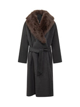 Weekend Max Mara Wool Coat with Faux Fur Collar - COLLEZIONE TEAM EC | $store$