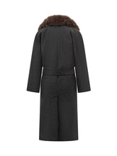 Weekend Max Mara Wool Coat with Faux Fur Collar - COLLEZIONE TEAM EC | $store$