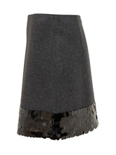Weekend Max Mara Wool Mini Skirt with Sequins - COLLEZIONE TEAM EC | $store$
