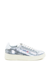 Sneakers Autry Rosé Medialist Low con Paillettes Argento - COLLEZIONE TEAM EC | $store$