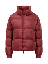 After Label Short Burgundy Down Jacket - COLLEZIONE TEAM EC | $store$