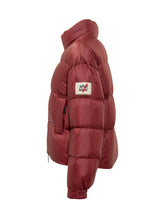 After Label Short Burgundy Down Jacket - COLLEZIONE TEAM EC | $store$