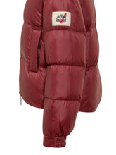 After Label Short Burgundy Down Jacket - COLLEZIONE TEAM EC | $store$