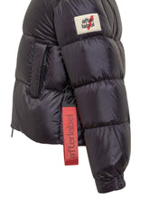 After Label Shiny Black Short Down Jacket - COLLEZIONE TEAM EC | $store$