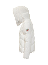 Piumino After Label Bianco con Cappuccio - Abbigliamento Donna | $store$